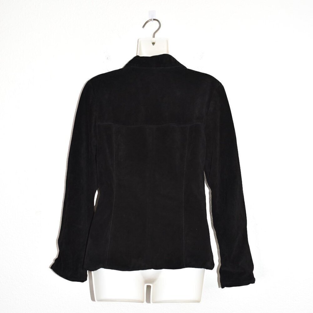 BCBG MaxAzria Suede Jacket Sz S Western Cowgirl Boho Rodeo Neutral - Picture 7 of 16